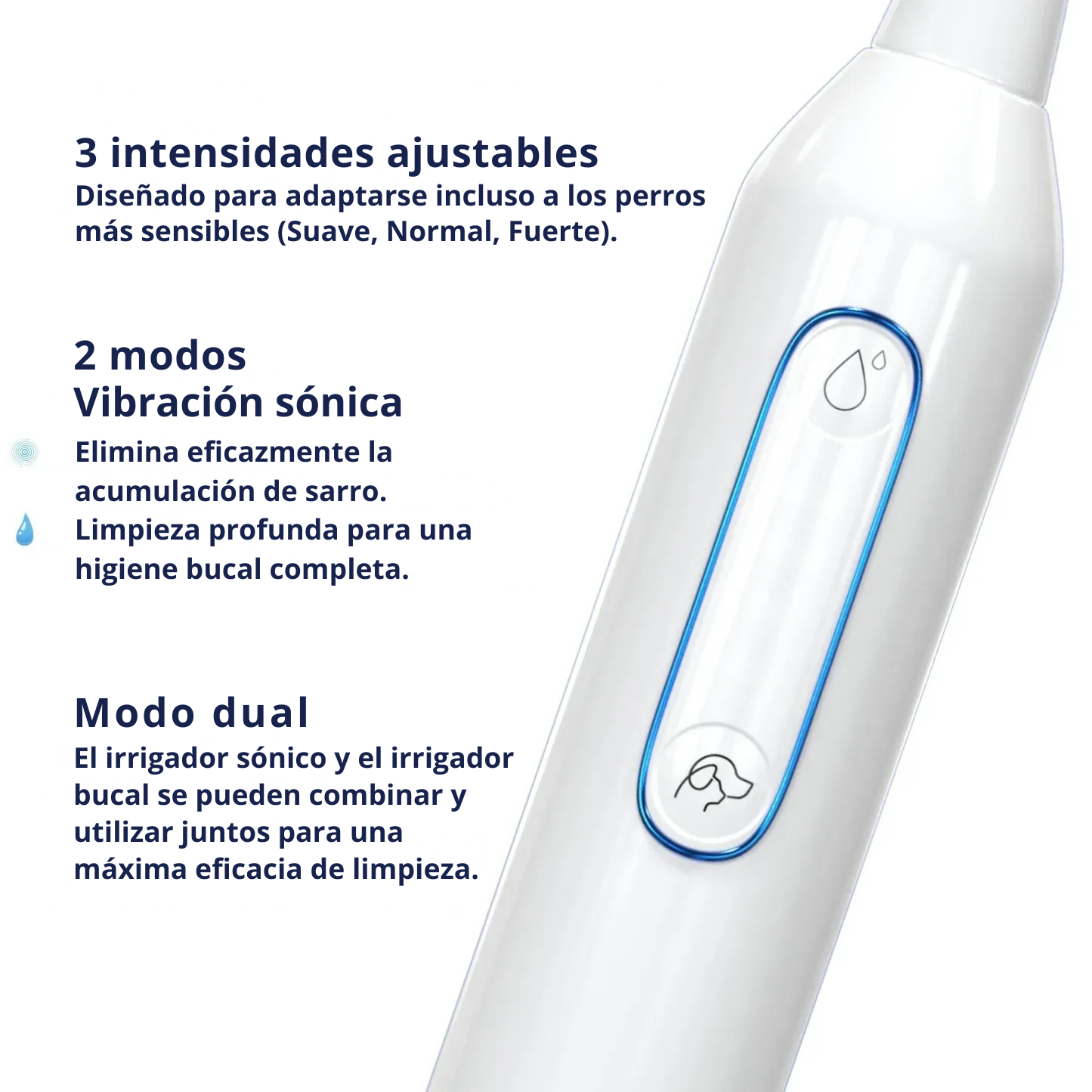 Cepillo Ultrasónico Antisarro